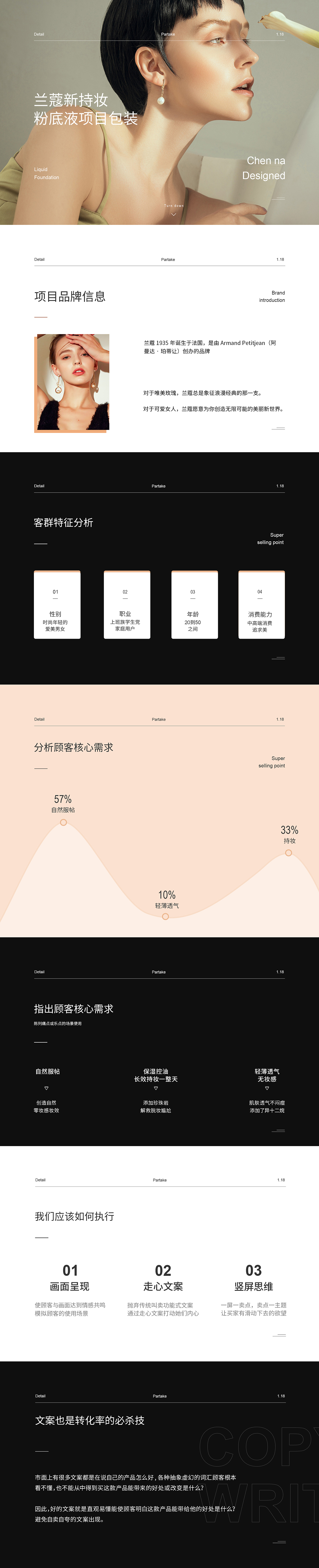 兰蔻粉底液详情分享（图ZMjQwNzcwMDA4） - 电商 - 站酷设计师小文很哇塞原创素材 - 站酷ZCOOL
