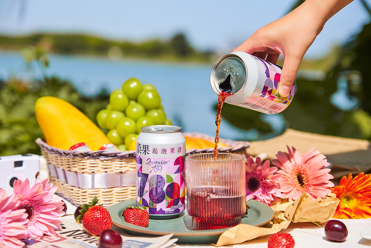 野餐必备气泡酒（图ZMjQ2ODUwNDY0） - 美食摄影 - 站酷设计师FANHUA影像实验室原创素材 - 站酷ZCOOL