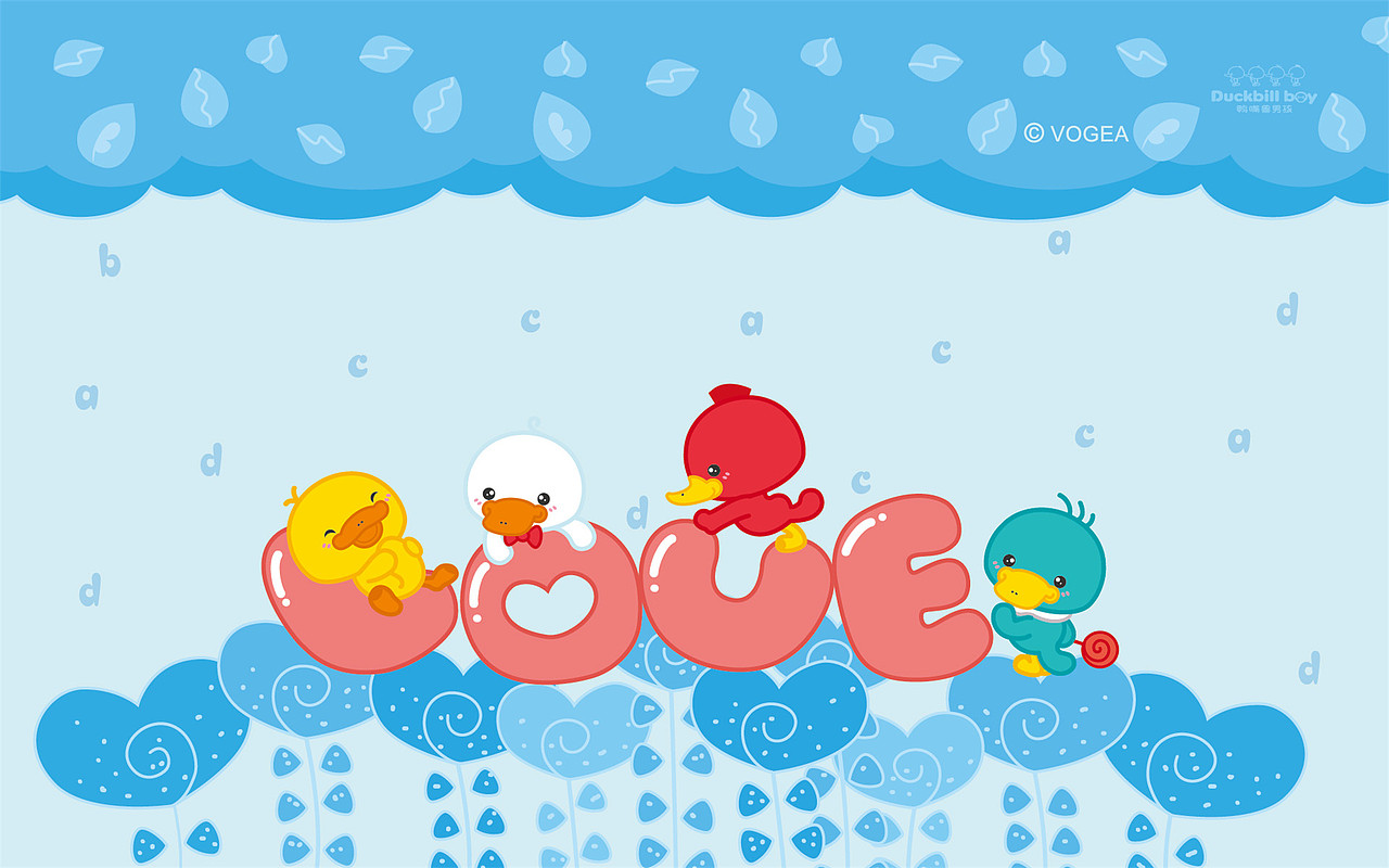 鸭嘴兽男孩萌版可爱壁纸电脑壁纸iphone壁纸ipad壁纸安卓壁纸等