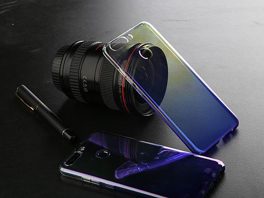 渐变手机壳拍摄原片