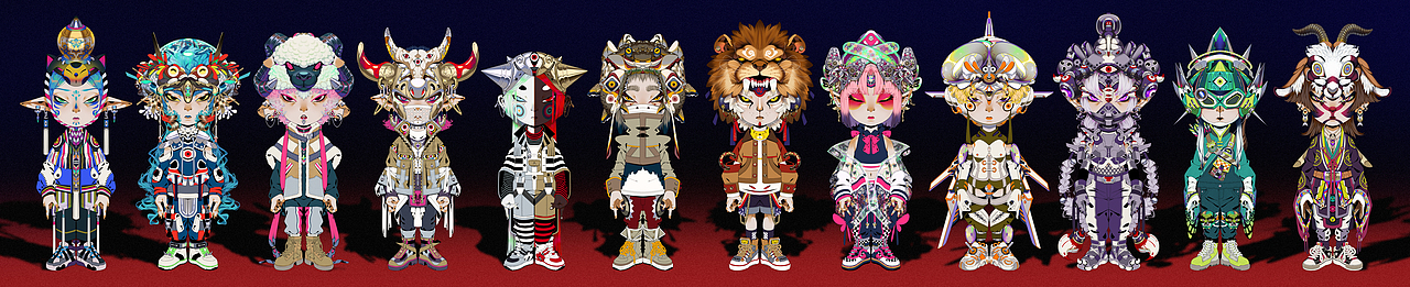 小力之《十二星座》（图ZMjA1NzIxNjc2） - 概念设定 - 站酷设计师孙无力原创素材 - 站酷ZCOOL