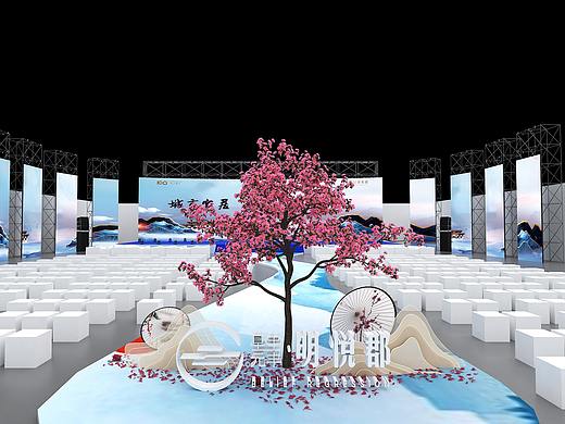 发布会简易场布效果图（明悦郡）