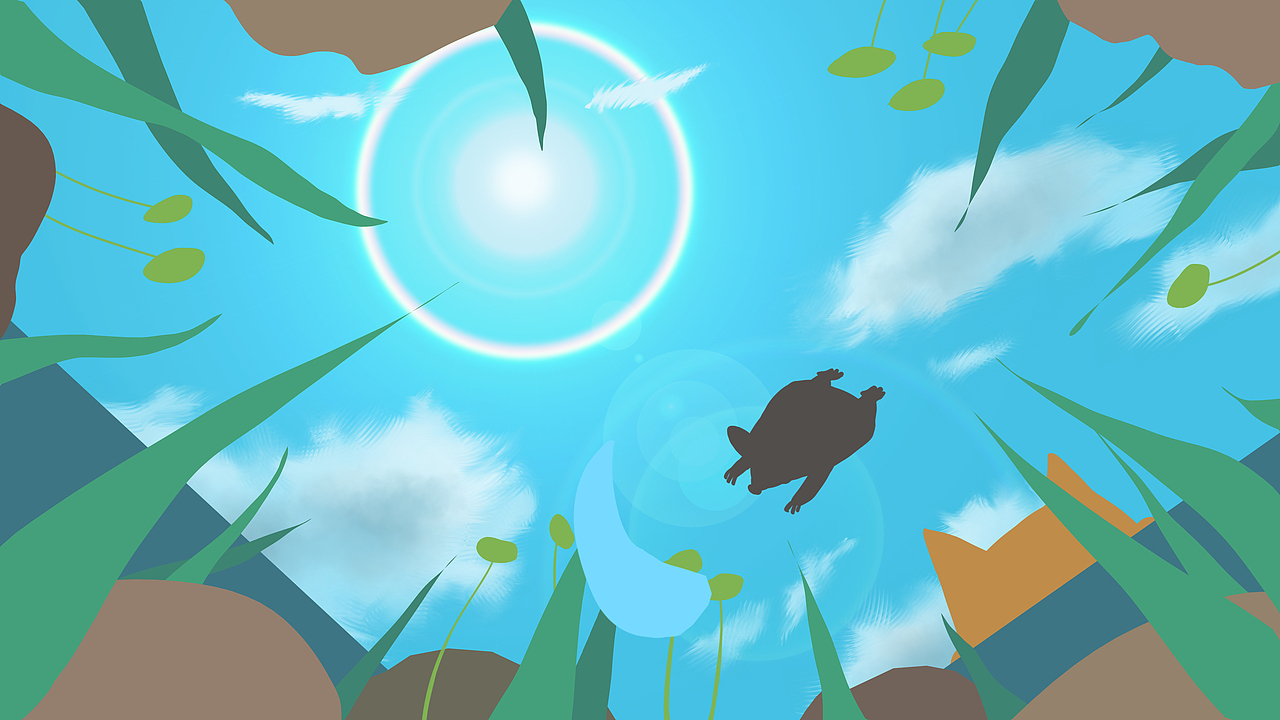 波光粼粼（图ZMjE0NDgzMjIw） - 创作习作 - 站酷设计师画画的PP原创素材 - 站酷ZCOOL