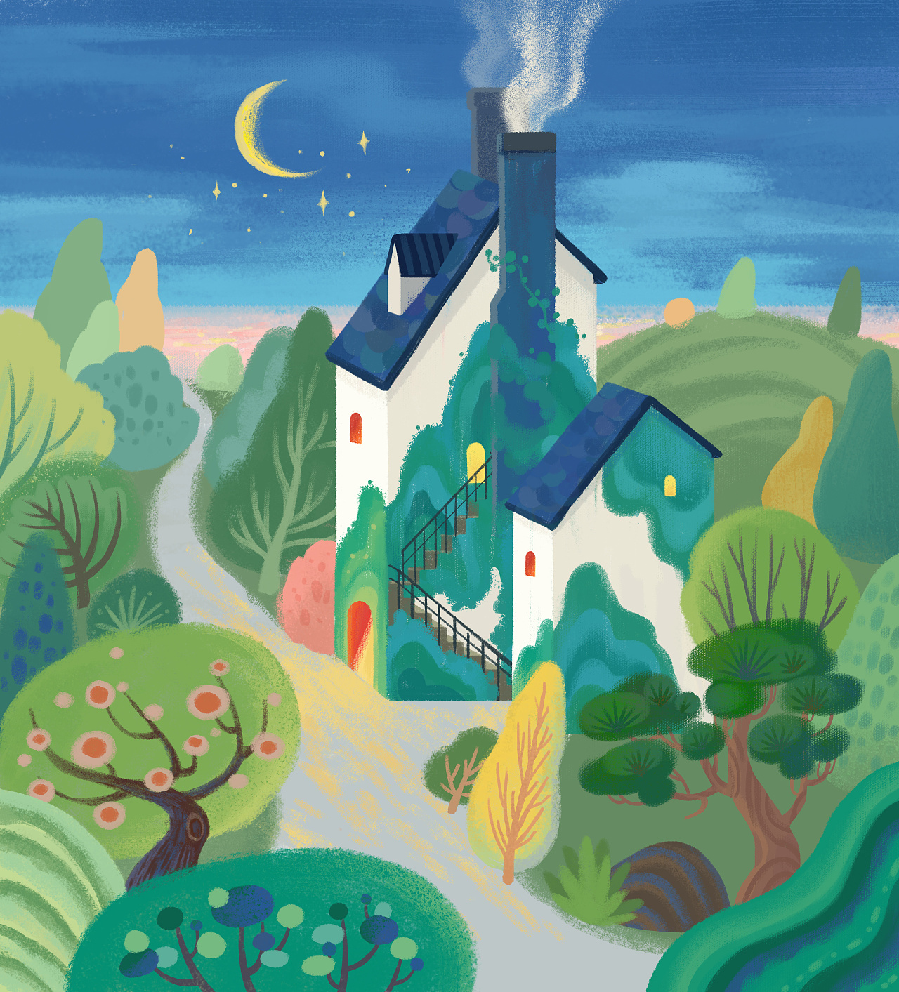 神秘森林|插画|绘本|骄傲豆芽 - 原创作品 - 站酷 (zcool)