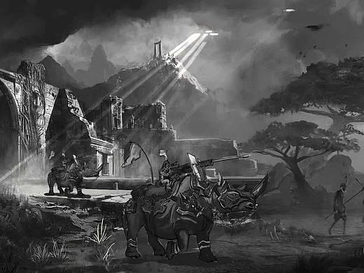 手繪組看過《流浪地球》后……（個人主頁-ZMzM1ODk5NjA=） - 概念設(shè)定 - 站酷設(shè)計師bjxcsj原創(chuàng)素材 - 站酷ZCOOL