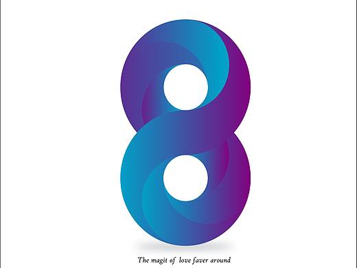 【随堂练习】立体数字8排版效果