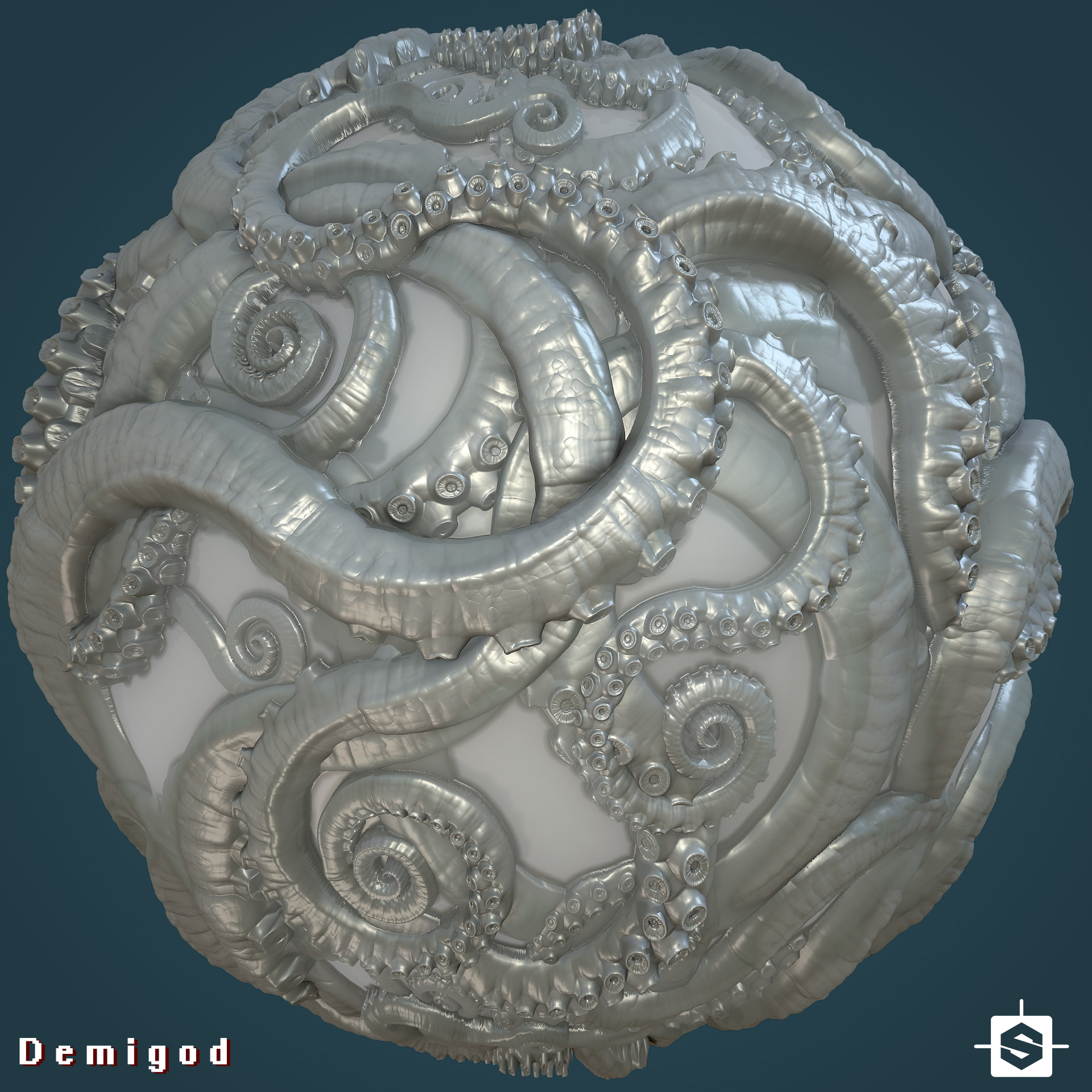 octopus_tentacle substance designer章鱼触手