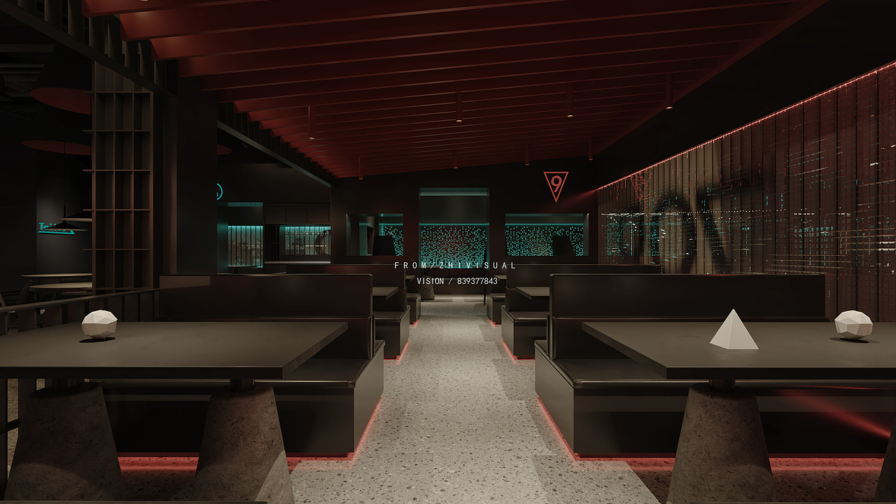 餐饮店效果表现