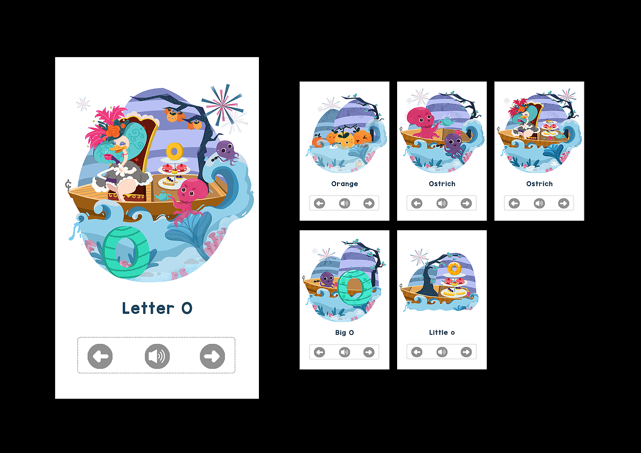 英文字母系列插画（图ZMjkyNjQyMjgw） - 儿童插画 - 站酷设计师kaia_原创素材 - 站酷ZCOOL
