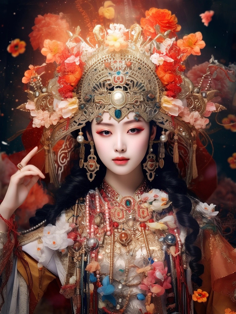AI摄影|古装人像,东方之美