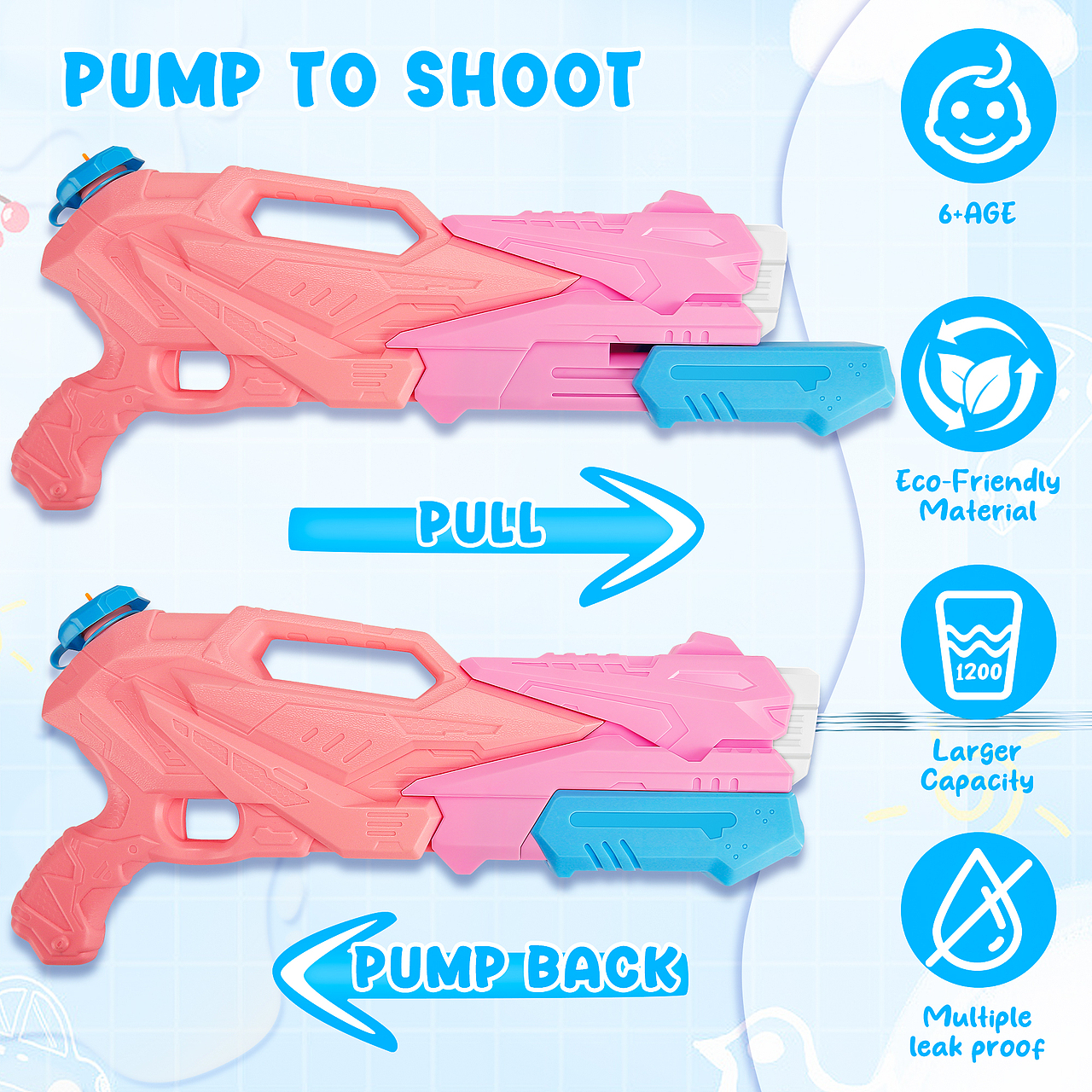 亚马逊-玩具水枪粉色（图ZMzM2MDI2NTYw） - 其他平面 - 站酷设计师DLLDaisy原创素材 - 站酷ZCOOL