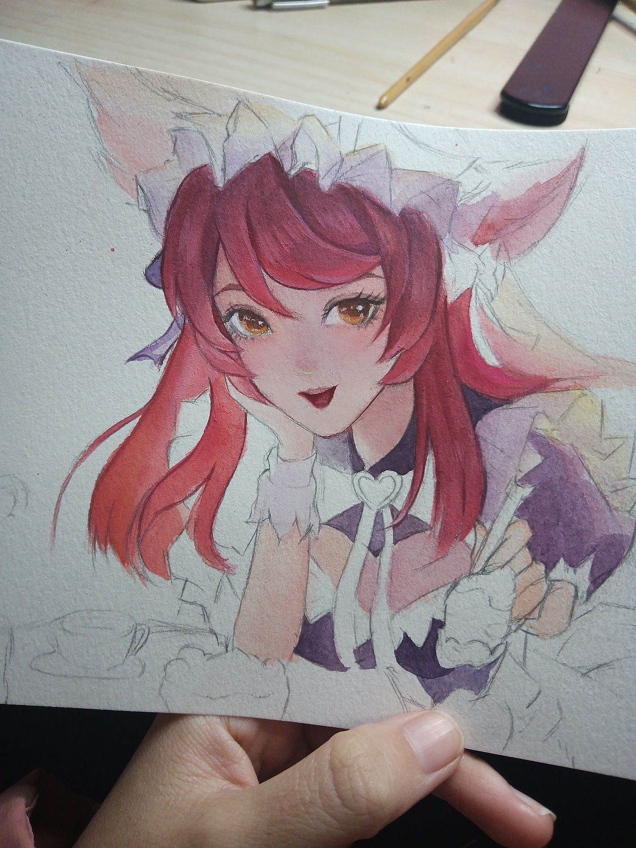 王者荣耀妲己手绘