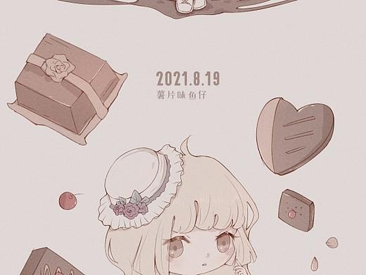 巧克力~（个人主页-ZNTQ3MTU1OTY=） - 儿童插画 - 站酷设计师土豆鱼cf原创素材 - 站酷ZCOOL