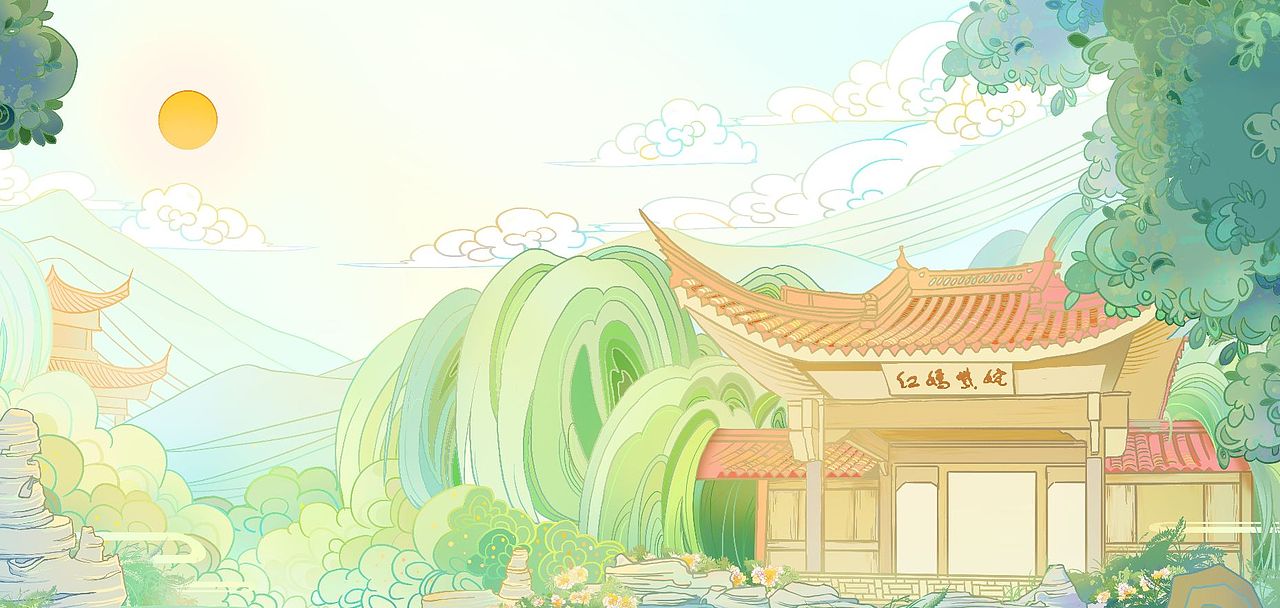 牡丹亭插画（图ZMzY4MTI4MjAw） - 艺术插画 - 站酷设计师委托些原创素材 - 站酷ZCOOL