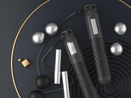 C4D建模渲染跳绳