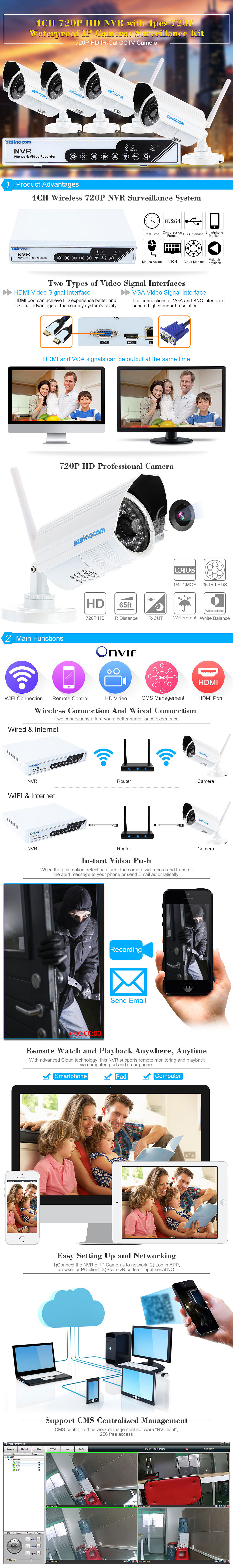 安防类-监控设备套装详情页(NVR+网络摄像头)