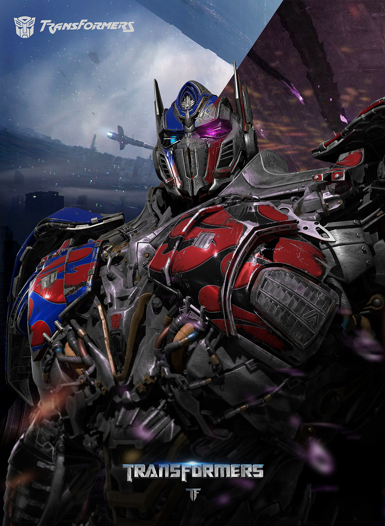 x 黑化后的擎天柱|三维|机械/交通|小小河豚刺多多 - 原创作品 - 站酷