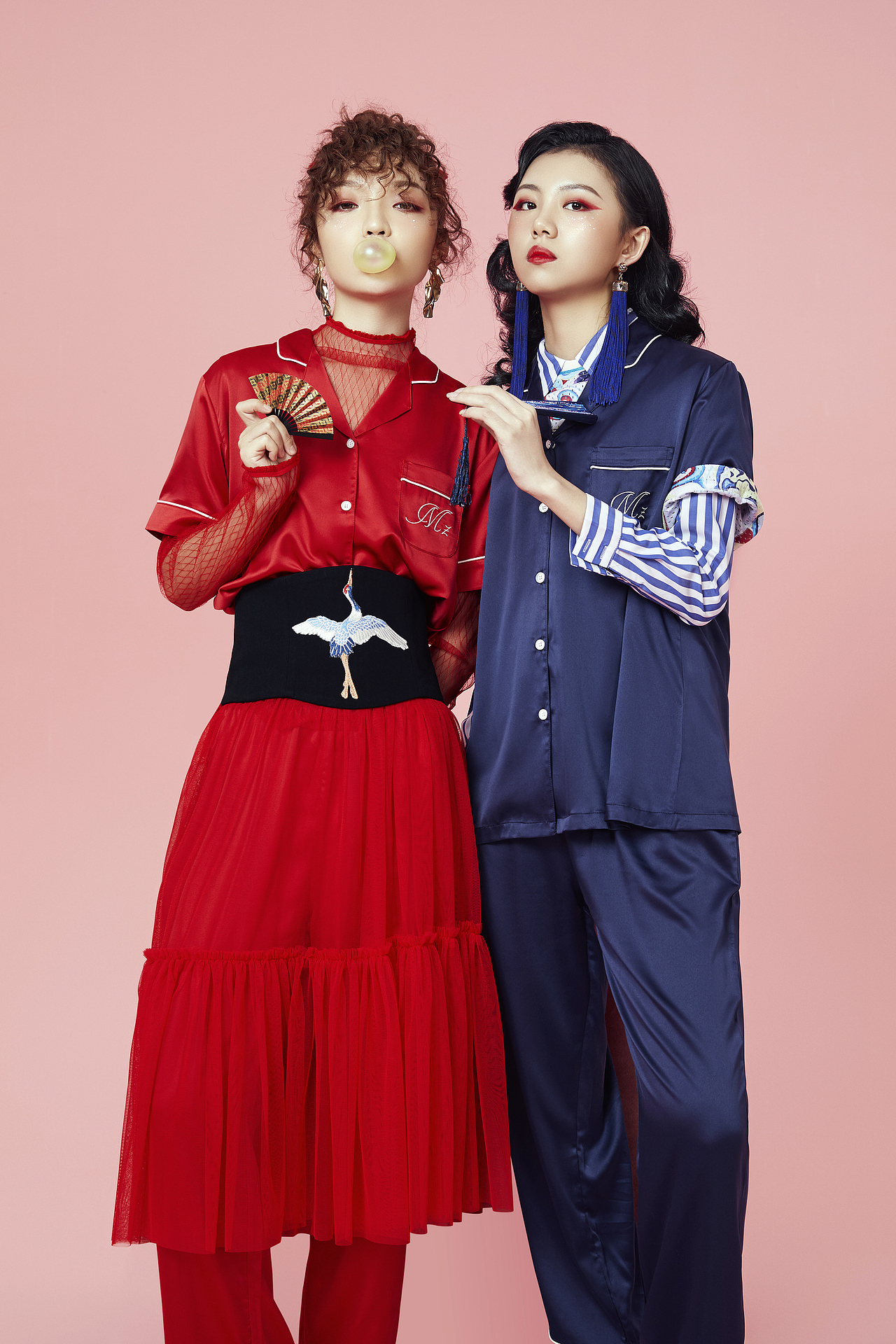 国潮家居服（图ZMTg5MDAzMDAw） - 人像摄影 - 站酷设计师小怪兽kss原创素材 - 站酷ZCOOL