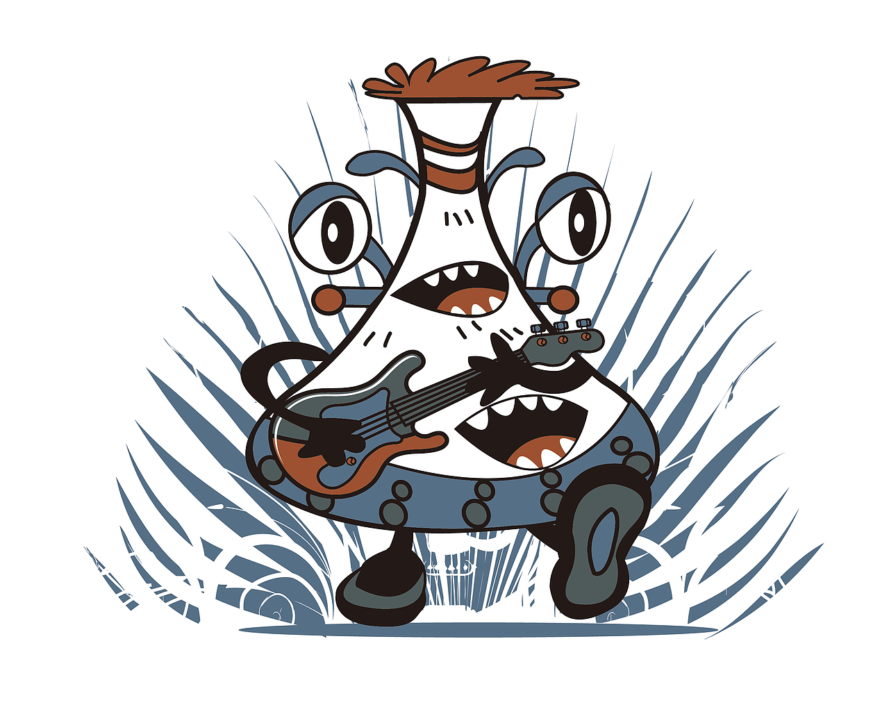 小怪兽插画（图ZNDIxMjM1ODQ=） - 商业插画 - 站酷设计师蔚蓝星辰原创素材 - 站酷ZCOOL