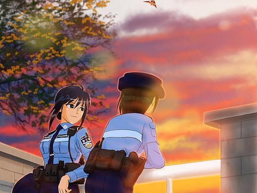 警花日记——《夕阳》