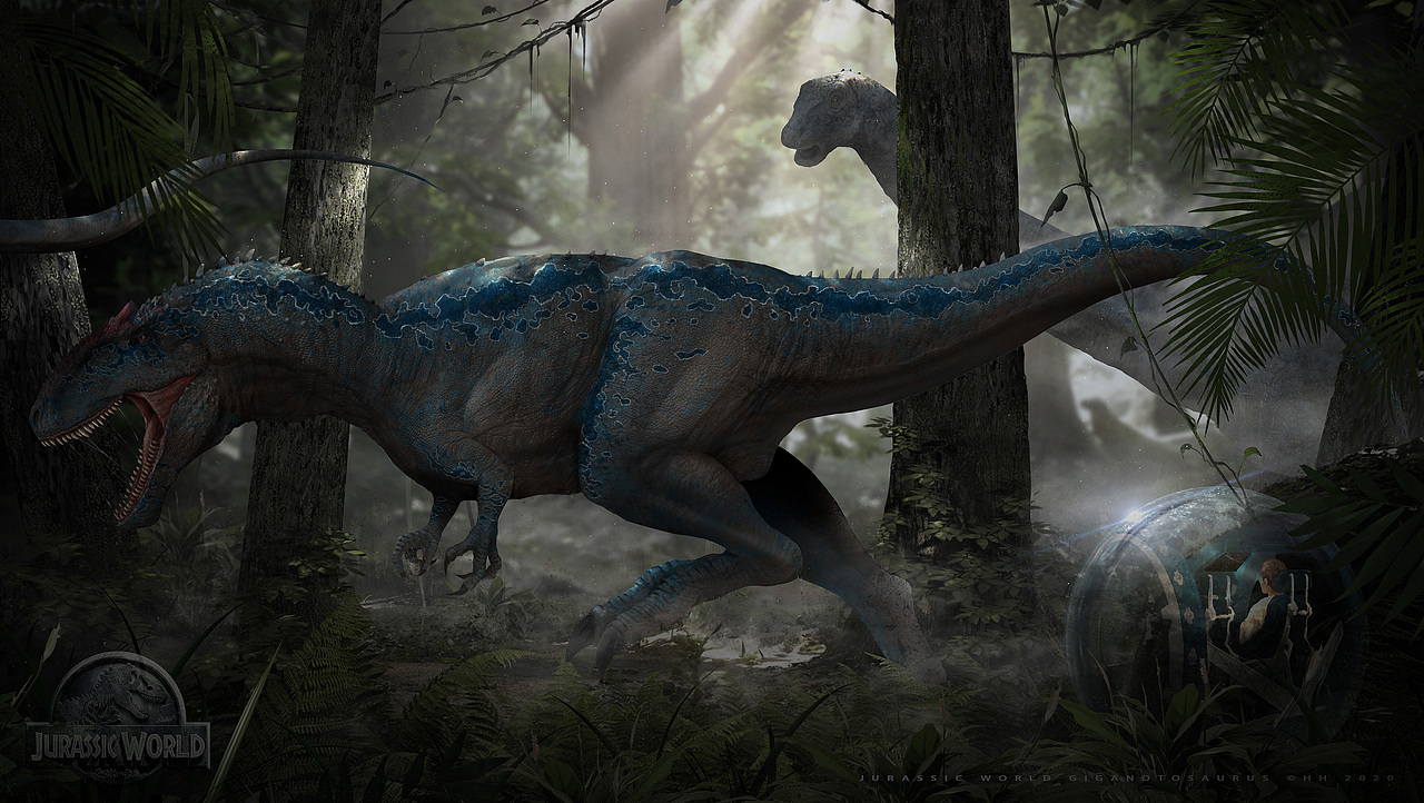 《侏罗纪世界》南方巨兽龙（图ZMjEzMzE4Njg0） - 概念设定 - 站酷设计师黑髅原创素材 - 站酷ZCOOL