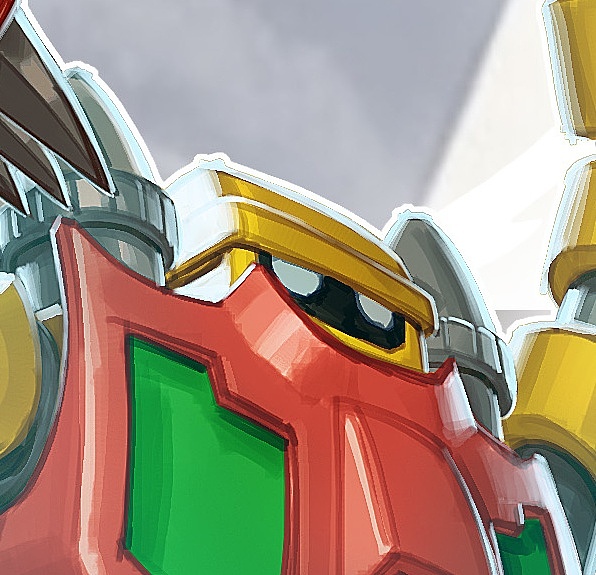 钢铁之魂系列-盖塔机器人