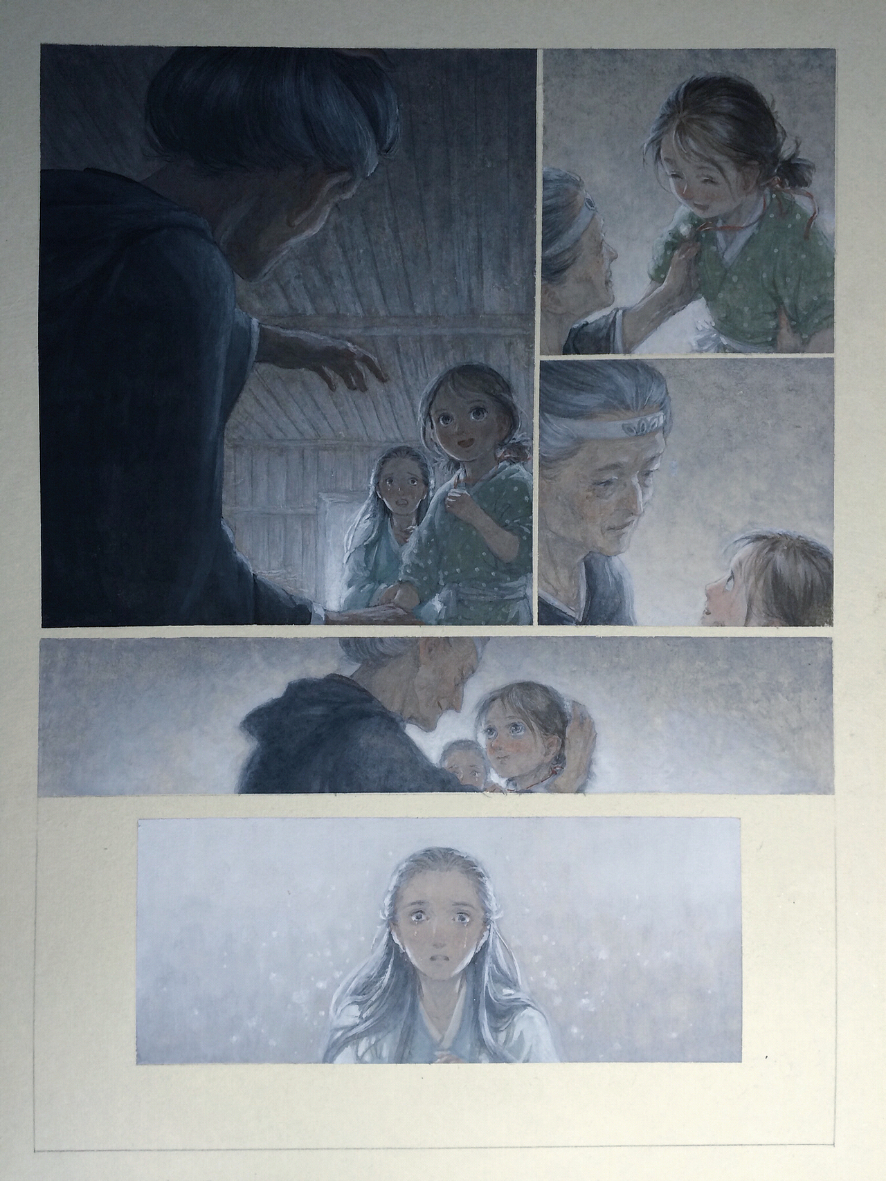 新国画|漫画最后一话原稿 | 原创手绘国风漫画