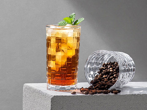 产品拍摄| 藤编玻璃杯