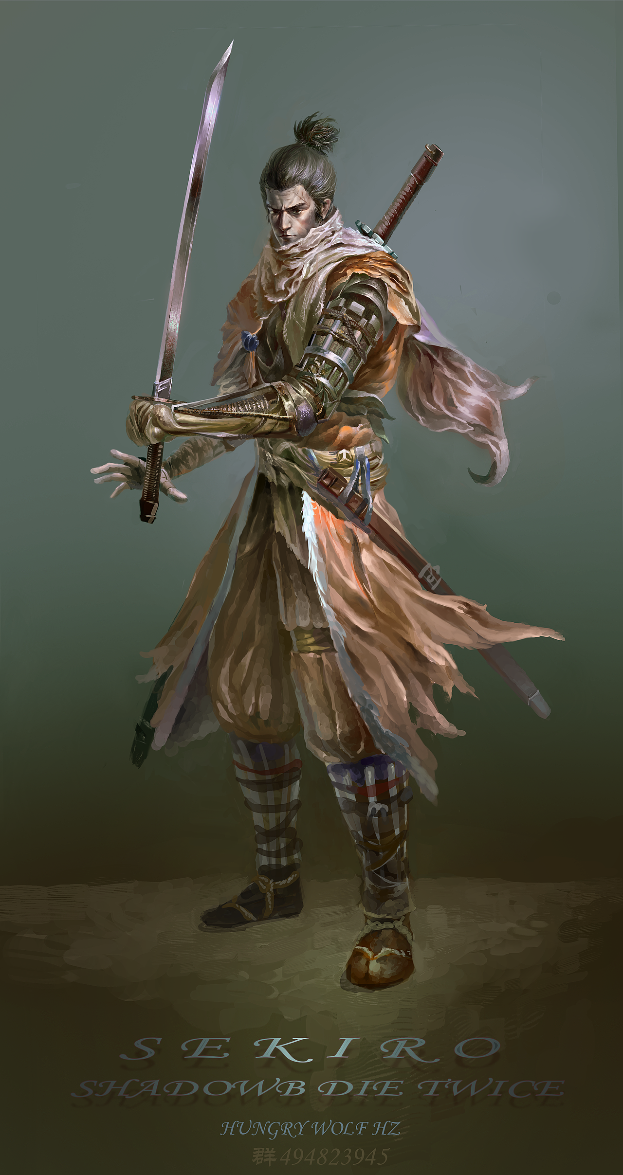 只狼影逝二度 同人立绘