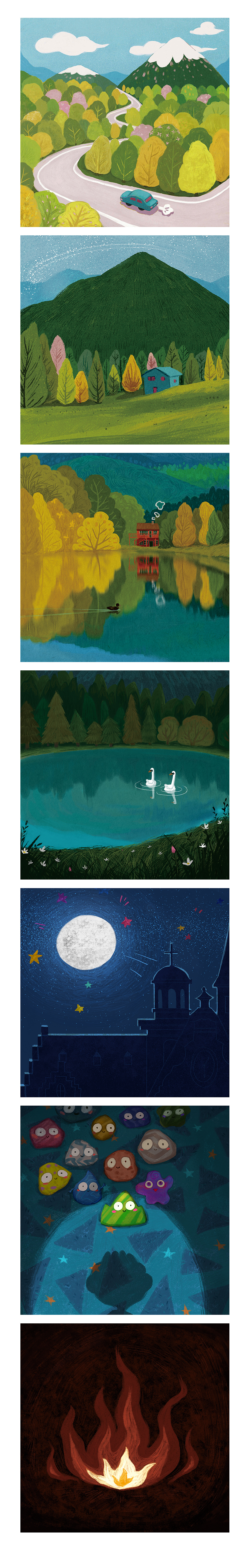 四本晚安绘本的整理（图ZMTUzNTQ3MDIw） - 绘本 - 站酷设计师魔法少女莉莉安原创素材 - 站酷ZCOOL