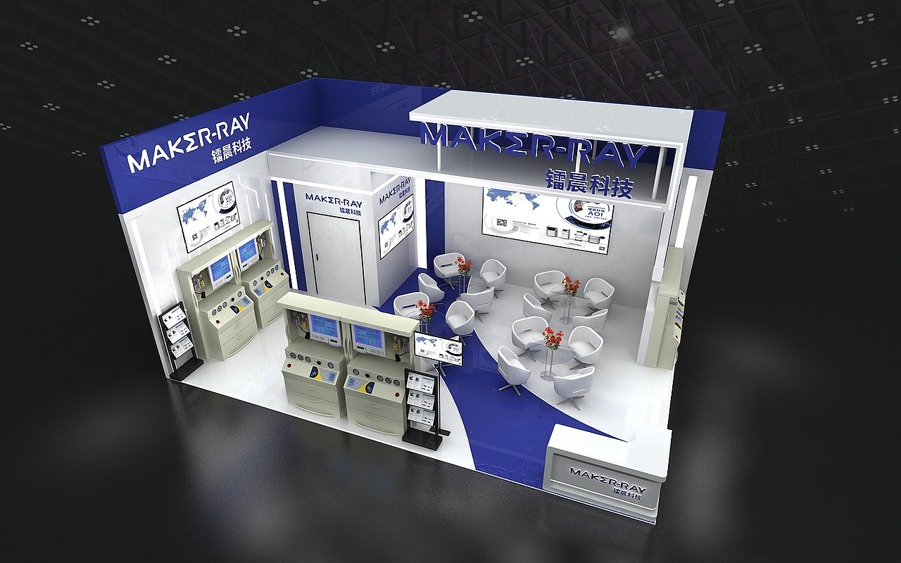 镭晨智能展会 效果图 3D设计 展位（图ZMjEyNzI5MzU2） - 其他三维 - 站酷设计师设计狮Ming原创素材 - 站酷ZCOOL
