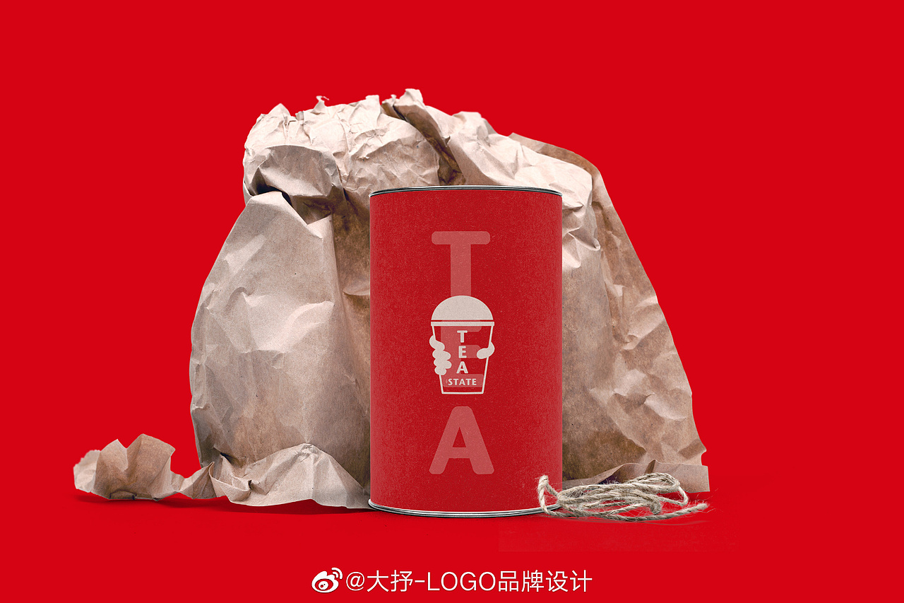 茶新界 奶茶店品牌VI设计 Logo设计