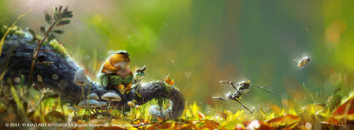 3D动画电影《青蛙王国1》艺术风格概念设计（图ZMjYzNDczMjA=） - 动画片 - 站酷设计师小毅哥哥Owen原创素材 - 站酷ZCOOL