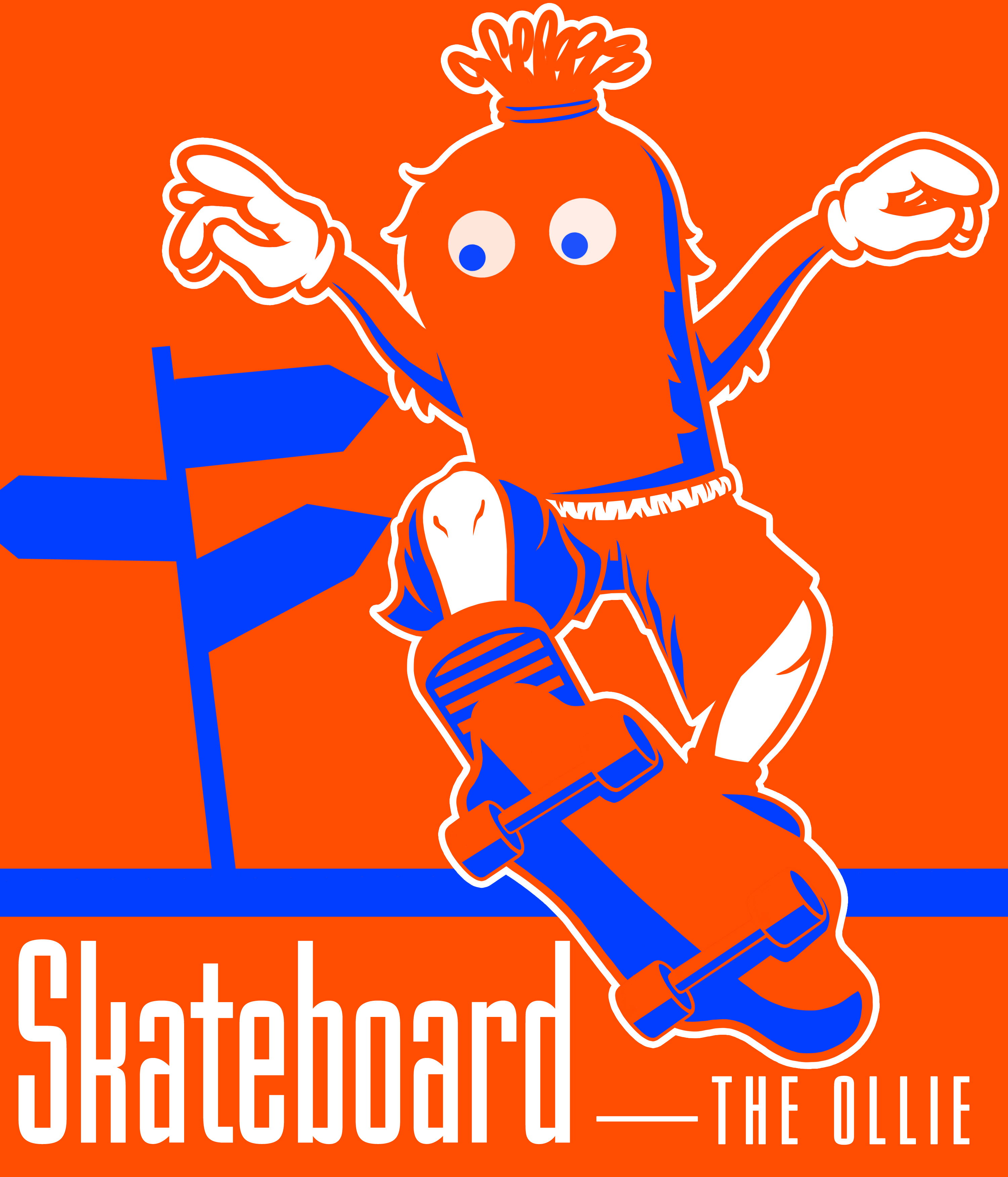 橙蓝街头|插画|涂鸦/潮流|dj_kurt - 原创作品 - 站酷 (zcool)