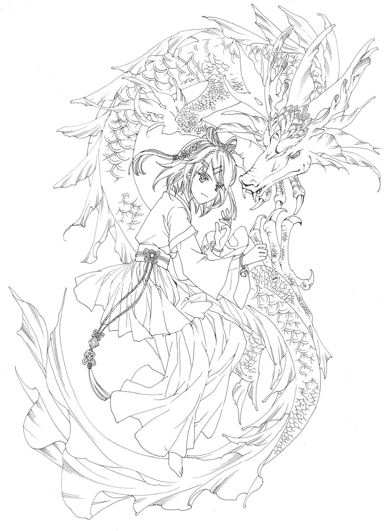 日常手绘速写动漫