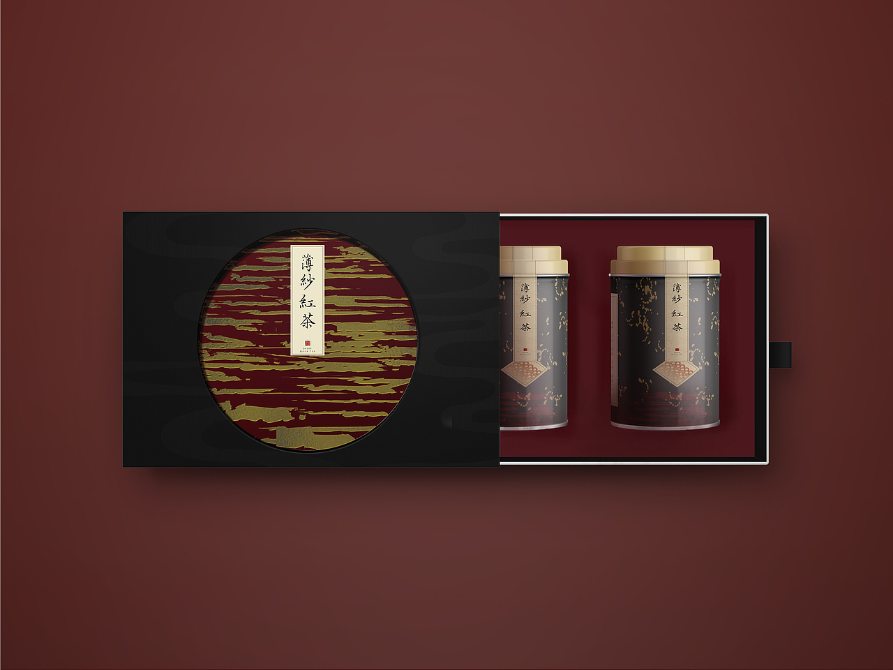 《薄沙红茶》茶叶包装（图ZMjIxNjk3MTAw） - 其他工业/产品 - 站酷设计师leooqe原创素材 - 站酷ZCOOL