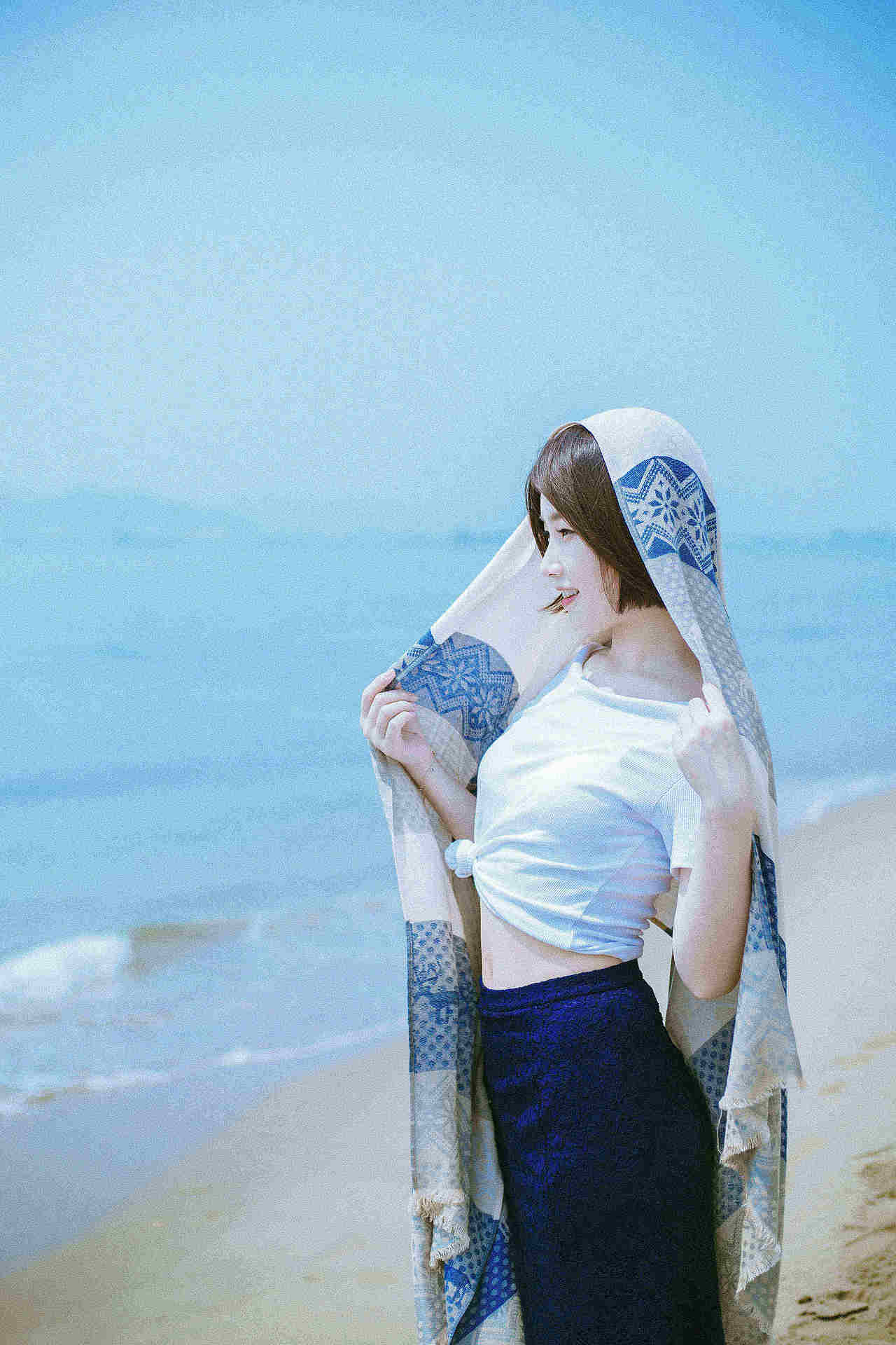 蓝色的夏天（图ZMTE1Mjc1Nzcy） - 人像摄影 - 站酷设计师临风唱晓秋原创素材 - 站酷ZCOOL
