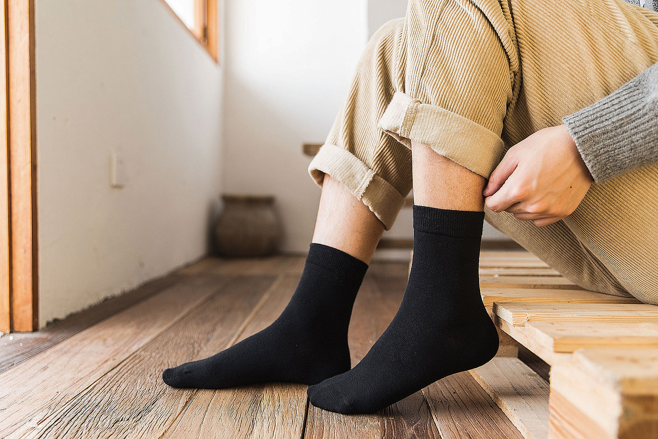 2019棉竹屋秋冬男袜加厚商务日系