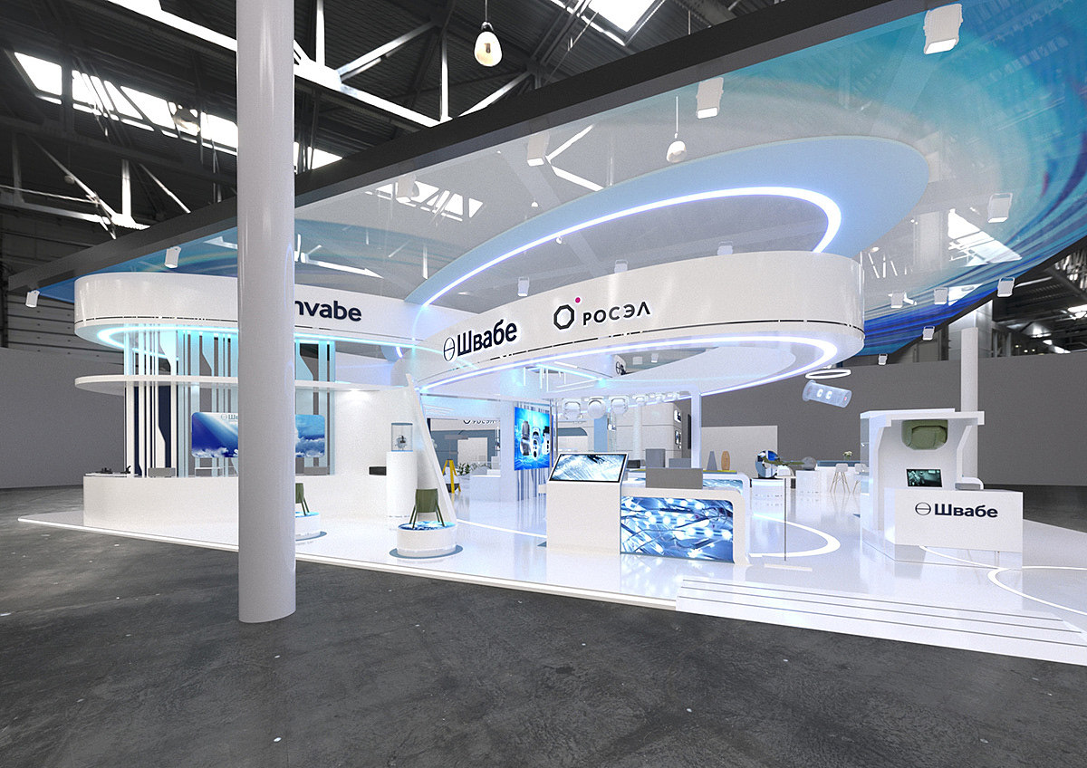 美博会汽车展食品展机械展建博展会展台展位效果图设计（图ZMjAzNjAyNDQw） - 动画/影视 - 站酷设计师3D设计联系我原创素材 - 站酷ZCOOL