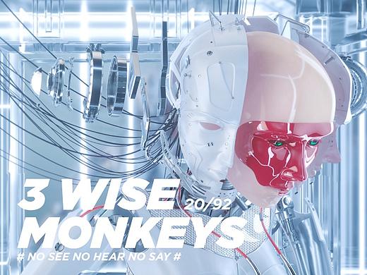 3不猴-three wise monkeys