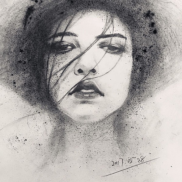 最后一张素描纸。