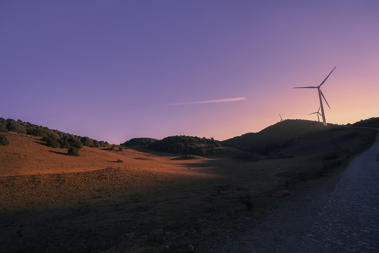 乌龙坝风车山_黄昏（图ZMjM1OTg0MjQ0） - 风光摄影 - 站酷设计师乔巴飞飞飞原创素材 - 站酷ZCOOL