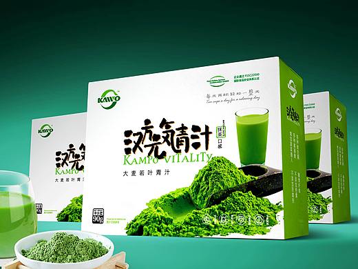大麦若叶青汁固体饮料包装设计