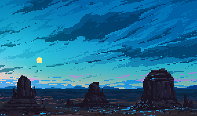 继续像素风景六连（图ZNTYzMTI0OTY=） - 像素画 - 站酷设计师Hfei原创素材 - 站酷ZCOOL