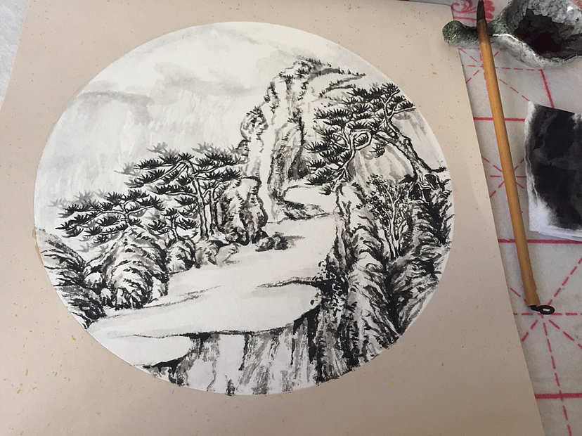 国画（图ZMTg2OTgwMzI0） - 绘画 - 站酷设计师吴允原创素材 - 站酷ZCOOL