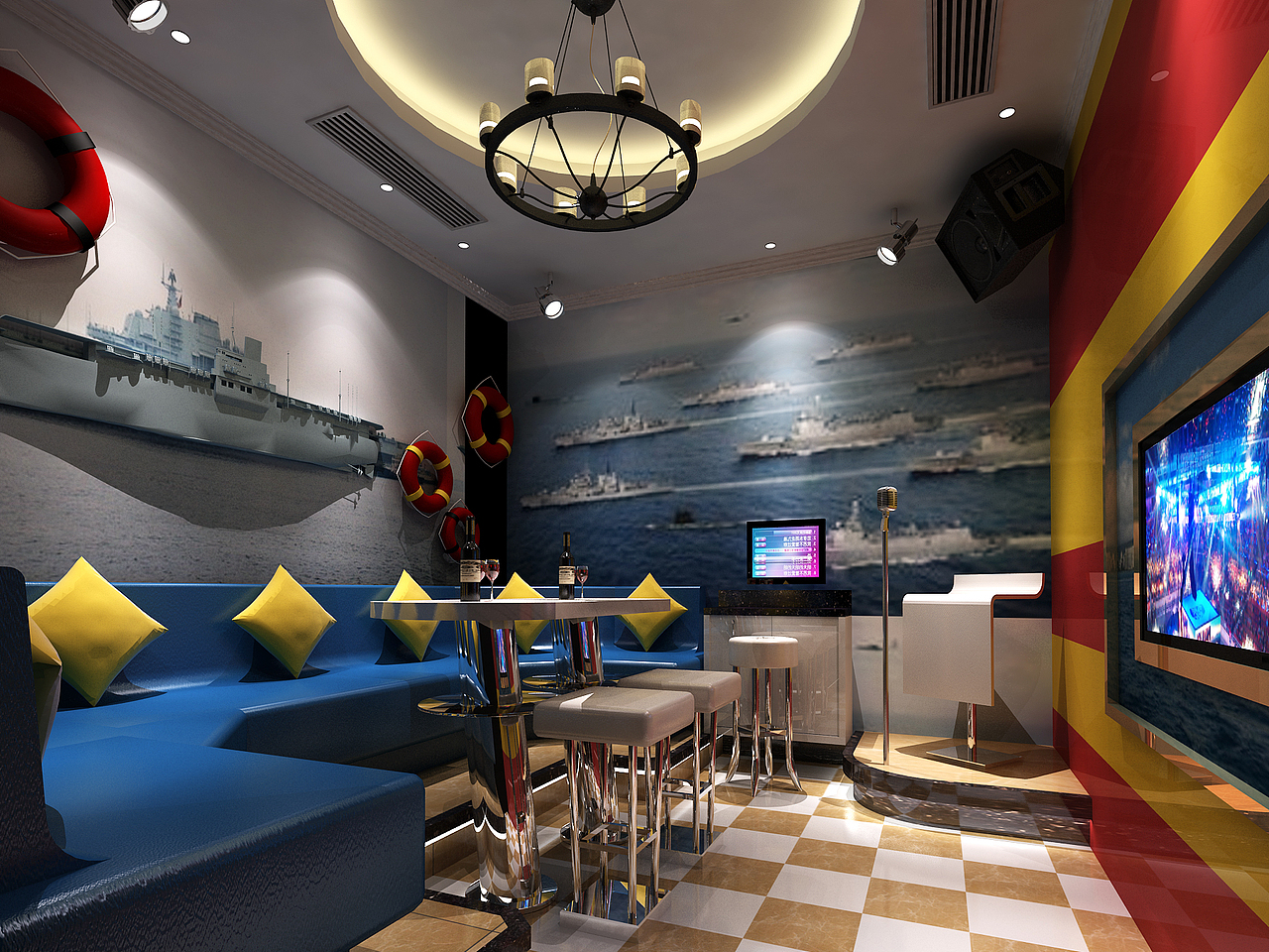 新都时尚主题KTV/KTV设计要点/重庆特色主题KTV设计