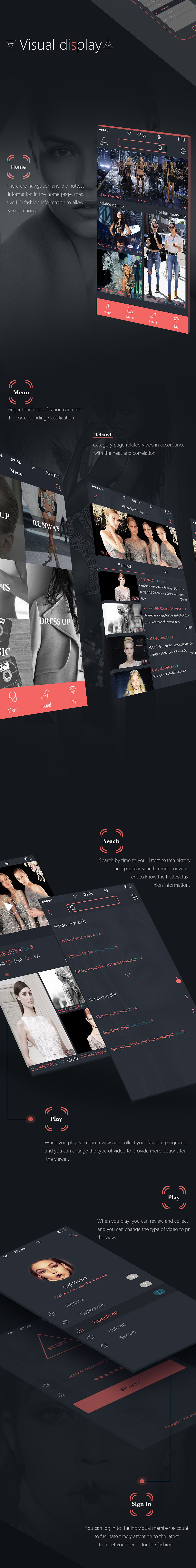 START 视频 APP（图ZNDIzMDMwNDQ=） - APP界面 - 站酷设计师Agness原创素材 - 站酷ZCOOL