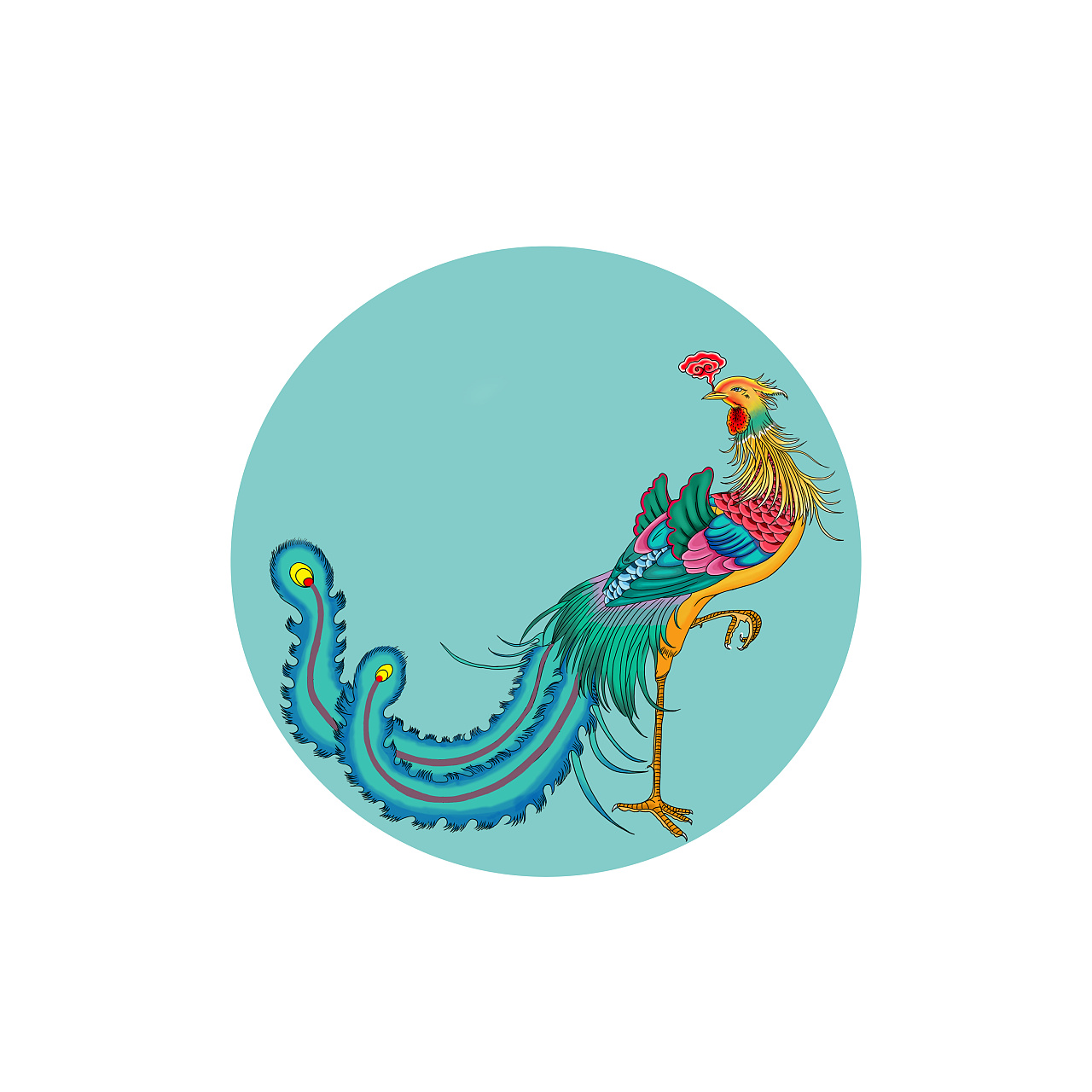 凤|插画|创作习作|泽沐插画 - 原创作品 - 站酷 (zcool)