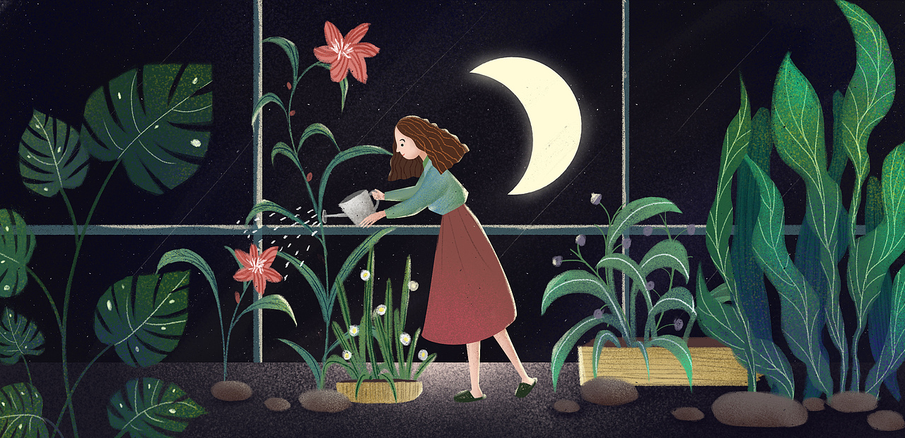 2017年12月—2018年5月（图ZMTE0NDc1MTg4） - 商业插画 - 站酷设计师夏五花原创素材 - 站酷ZCOOL