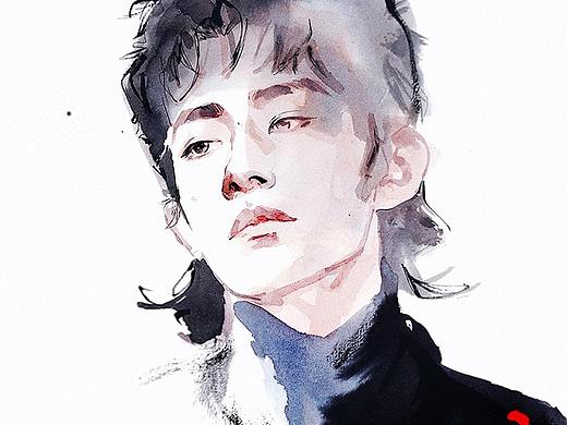 32幅时尚插画中的男神/你爱哪一位他？